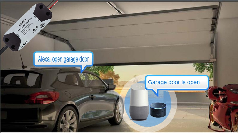 smart garage door opener controller